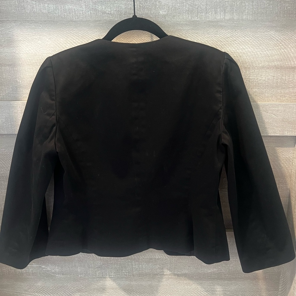 Tahari By Arthur S Levine - Womens Suit Jacket, Black, Size 2 - Picture 2 of 3